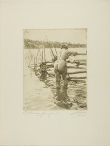 フェンス 作： Anders Leonard Zorn