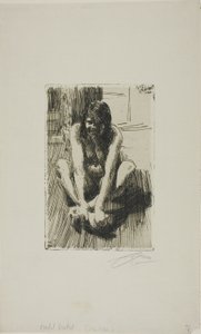 カエル 作： Anders Leonard Zorn
