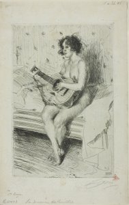 ギタリスト 作： Anders Leonard Zorn