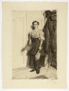新しいメイド 作： Anders Leonard Zorn