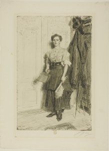 新しいメイド 作： Anders Leonard Zorn