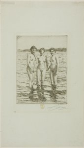 三美神 作： Anders Leonard Zorn