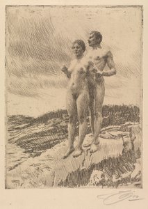 二つ 作： Anders Leonard Zorn