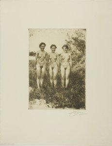 三姉妹 作： Anders Leonard Zorn