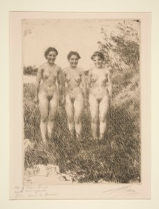 三姉妹 作： Anders Leonard Zorn