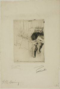 疲れたモデル 作： Anders Leonard Zorn