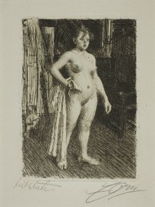 ラ・ヴィレットのヴィーナス 作： Anders Leonard Zorn