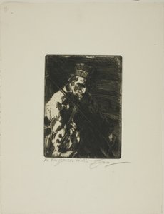 村のバイオリニスト 作： Anders Leonard Zorn