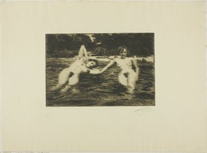 ウォーターニンフ 作： Anders Leonard Zorn