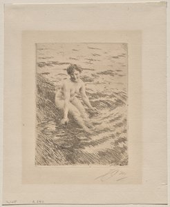 濡れた 作： Anders Leonard Zorn