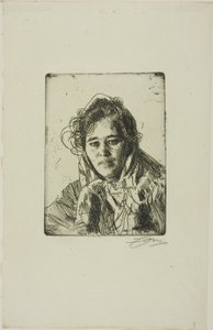 モーラの少女（クロークベリのアンナ） 作： Anders Zorn
