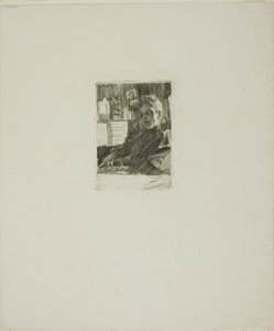 ピアノを弾く若いノルウェー人 作： Anders Leonard Zorn