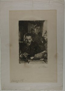ゾーンと彼の妻 作： Anders Leonard Zorn