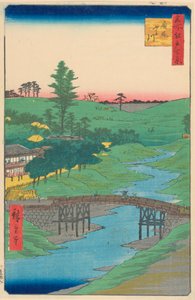 古川広尾 名所江戸百景より 古川広尾 作： Ando Hiroshige