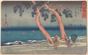 Hamamatsu Station, ca. 1842., ca. 1842. 作： Ando Hiroshige