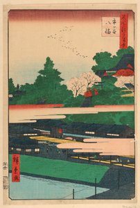 江戸百景 市ヶ谷八幡 作： Ando Hiroshige