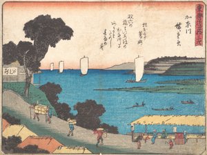 神奈川、 か。 １８３８。、 か。 １８３８。 作： Ando Hiroshige