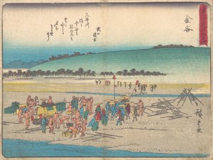 かんやの 1838年。 1838年。 作： Ando Hiroshige