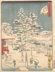 神田寺雪, 1861., 1861. 作： Ando Hiroshige