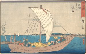 ファインディング、カリフォルニア州。 1840年頃。 1840年。 作： Ando Hiroshige