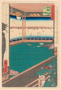 名所江戸百景 月見岬 作： Ando Hiroshige