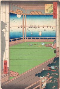 ムーンビューポイント、1857年、1857年。 作： Ando Hiroshige