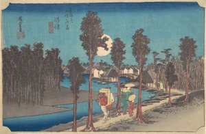 ナマズキクレ、の。 1834年。 1834年。 作： Ando Hiroshige