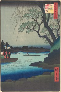 おっマヤがし、 墨田 理ヴェｒ、 か。 １８５７。、 か。 １８５７。 作： Ando Hiroshige