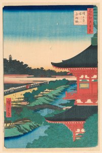 赤羽増上寺塔頭（赤羽増上寺塔） 江戸百景シリーズより 作： Ando Hiroshige