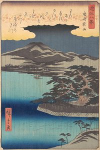 唐崎の松, 1857., 1857. 作： Ando Hiroshige
