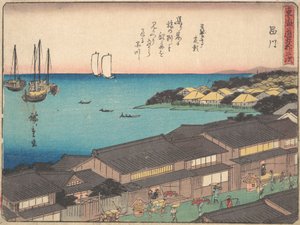 品川 Ｓたち音、 か。 １８３８。、 か。 １８３８。 作： Ando Hiroshige