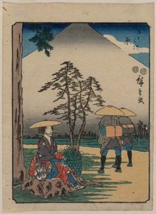 東海道五十三次原・c 1850