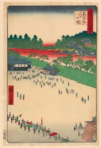 やつ故事 順ｃ地温 あｔ 筋ー違い （筋ー違いーうち、 やつこじ） Ｆろｍ テェ セリエｓ 尾根 分ｄレｄ ファもうｓ ヴィエｗｓ おｆ 江戸 作： Ando Hiroshige