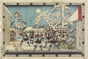 Act 5 作： Ando or Utagawa Hiroshige