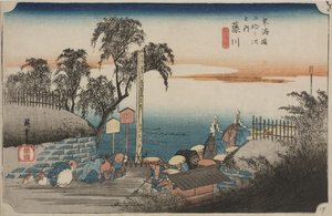 ボハナ 作： Ando or Utagawa Hiroshige