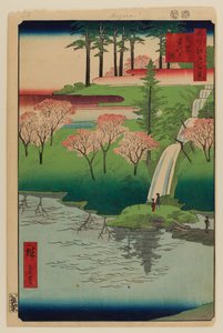 目黒・千代ヶ池 作： Ando or Utagawa Hiroshige