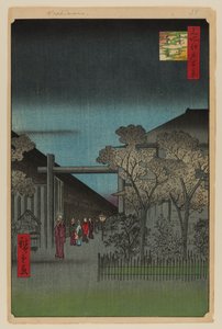 吉原の夜明け 作： Ando or Utagawa Hiroshige