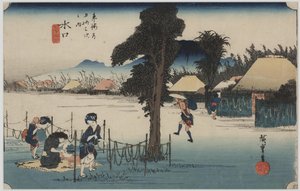 Famous Dried Gourd Shavings 作： Ando or Utagawa Hiroshige