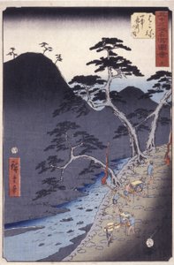 箱根 作： Ando or Utagawa Hiroshige
