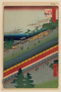 深川三十三間堂 作： Ando or Utagawa Hiroshige