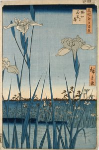 堀切 入りｓ がｒ電 作： Ando or Utagawa Hiroshige