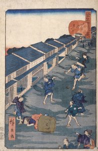 イムタ[42]（色木版画） 作： Ando or Utagawa Hiroshige