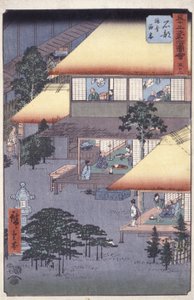 石破 作： Ando or Utagawa Hiroshige