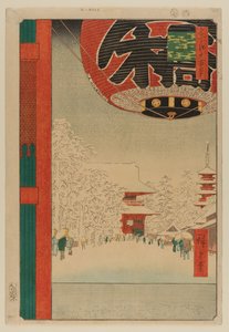 浅草・金龍山寺（浅草金龍山） 作： Ando or Utagawa Hiroshige