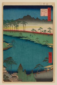 熊野十二社神社、角筈 作： Ando or Utagawa Hiroshige