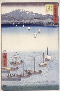 草津 作： Ando or Utagawa Hiroshige