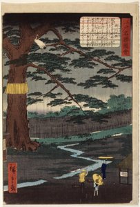 みゆき松（色木版画） 作： Ando or Utagawa Hiroshige