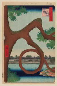 ムーンパイン、上野 作： Ando or Utagawa Hiroshige