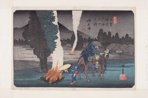 No.19, 軽井沢（カラー木版画