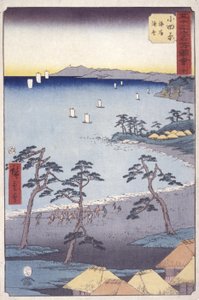 小田原 作： Ando or Utagawa Hiroshige